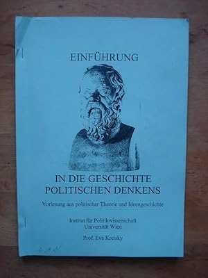 Einführung in die Geschichte politischen Denkens - Vorlesung aus politischer Theorie und Ideenges...