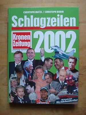 Bild des Verkufers fr Schlagzeilen 2002 zum Verkauf von Antiquariat Birgit Gerl