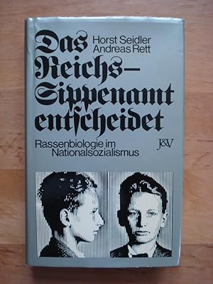 Bild des Verkufers fr Das Reichssippenamt entscheidet - Rassenbiologie im Nationalsozialismus zum Verkauf von Antiquariat Birgit Gerl