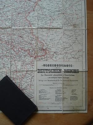 Verkehrskarte des Deutschen Reichs - Zur Übersicht sämmtlicher Eisenbahnen u. der wichtigsten Str...