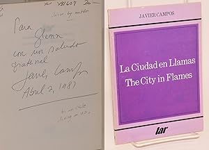 La ciudad en llamas/the city in flames [inscribed & signed]