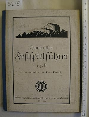 Bild des Verkufers fr Bayreuther Festspielfhrer 1928. zum Verkauf von Antiquariat am Waidspeicher