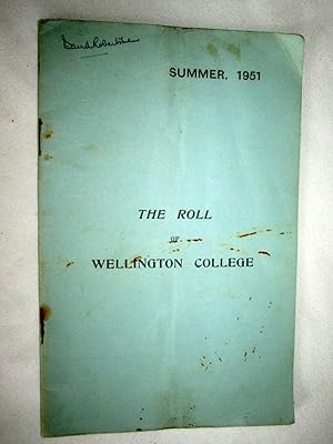 Bild des Verkufers fr Wellington College, Berkshire, Roll, Summer 1951. zum Verkauf von Tony Hutchinson