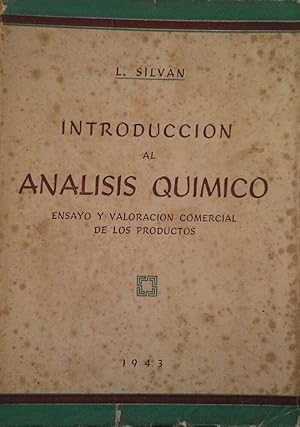 INTRODUCCIÓN AL ANÁLISIS QUÍMICO