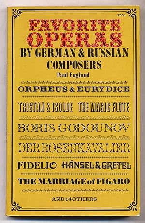 Favorite Operas By German & Russian Composers
