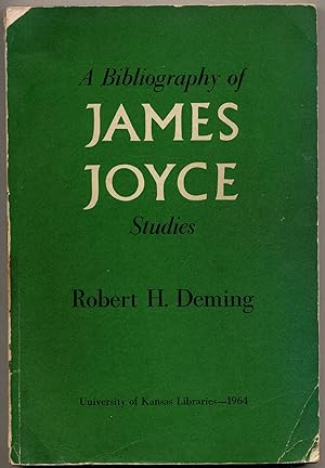 Bild des Verkufers fr A Bibliography of James Joyce Studies zum Verkauf von Between the Covers-Rare Books, Inc. ABAA