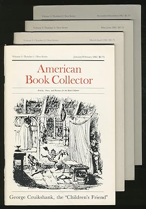 Seller image for American Book Collector New Series Volume 3, Numbers 1, 2,3,6 for sale by Between the Covers-Rare Books, Inc. ABAA