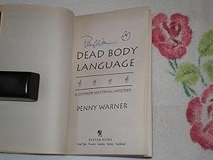 Bild des Verkufers fr Dead Body Language: Signed zum Verkauf von SkylarkerBooks