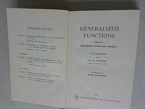 Immagine del venditore per Generalized Functions, Volume 4, Applications of Harmonic Analysis. venduto da Antiquariat Bookfarm