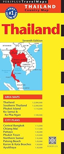 Image du vendeur pour Thailand Travel Map Seventh Edition (Folded) mis en vente par AussieBookSeller