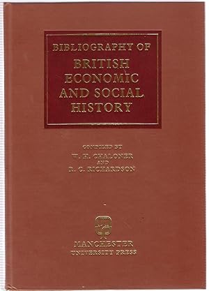 Imagen del vendedor de Bibliography of British Economic and Social History a la venta por Michael Moons Bookshop, PBFA