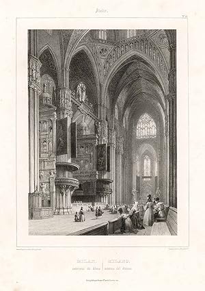 Seller image for Milano Interno del Duomo for sale by Sergio Trippini