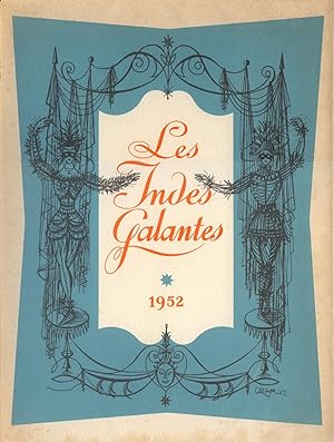 Les indes galantes a l'opéra de Paris 1952.