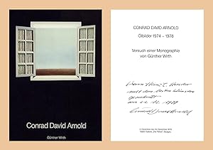Immagine del venditore per Conrad David Arnold. lbilder 1974-1978. Versuch einer Monographie. Ausstellungskatalog. venduto da Antiquariat Les-art