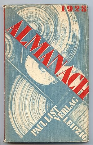 Almanach des Paul List Verlages auf das Jahr 1928. Mit 8 Lichtdrucktafeln. Herausgegeben von Hans...