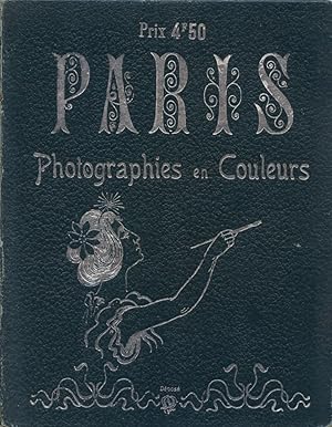 Bild des Verkufers fr Paris. Photographies en Couleurs. (Leporello-Album mit 20 farbigen Parisansichten). zum Verkauf von Antiquariat Les-art