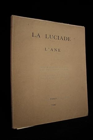 Bild des Verkufers fr La Luciade ou l'ne traduit de Lucius de Patras par Paul-Louis Courier zum Verkauf von Librairie Le Feu Follet