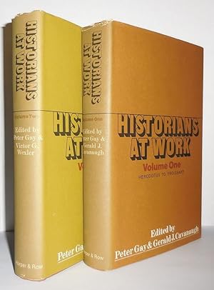 Seller image for HISTORIANS AT WORK Volume One: Herodotus to Froissart & Volume Two: Valla to Gibbon for sale by Evolving Lens Bookseller