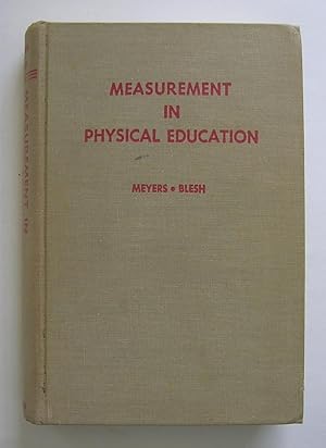 Seller image for Measurement in Physical Education. for sale by Monkey House Books