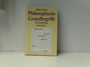 Seller image for Philosophische Grundbegriffe. Eine Einfhrung for sale by ABC Versand e.K.