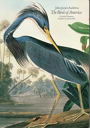 Seller image for John James Audubon: The Birds Of America (Christie's, Houston - October 15 and 16, 1982) for sale by Save The Last Book For Me (IOBA Member)