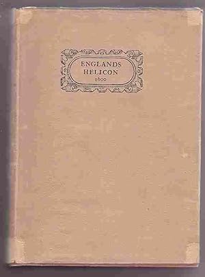 Imagen del vendedor de Englands Helicon: Reprinted from the Edition of 1600 with Additional Poems from the Edition of 1614 a la venta por Renaissance Books, ANZAAB / ILAB