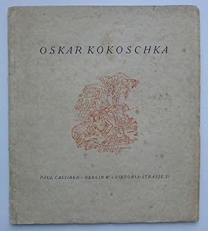 Oskar Kokoschka. Paul Cassirer, Berlin November-Dezember 1918.