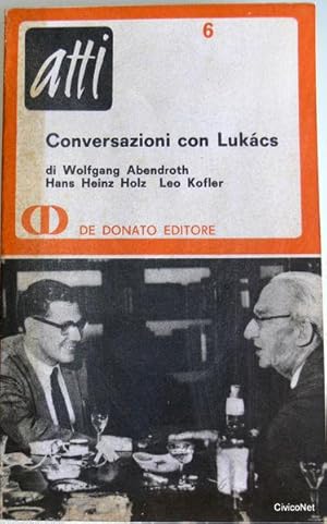 Seller image for CONVERSAZIONI CON LUKCS for sale by CivicoNet, Libreria Virtuale