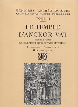 Le Temple D'Angkor Vat, in 3 volumes - Volume I: L'Architecture; Volume II: La Sculpture; Volume ...