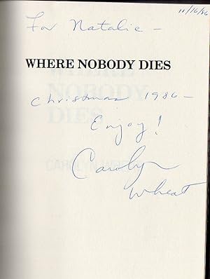 Bild des Verkufers fr Where Nobody Dies a Cass Jameson Mystery Signed by author zum Verkauf von biblioboy