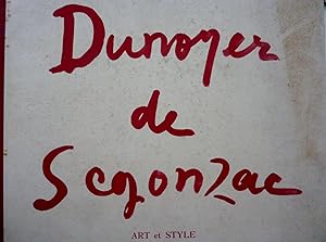 DUNOYER DE SEGONZAC Preface par Maurice GENEVOIX de l'Academie Francaise