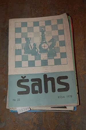 Seller image for Sahs : Heft 13 1973; 5,13 1975; 1,2,6,8,13,21 1976; 5,16 1977; 22 1978 for sale by Windau Antiquariat