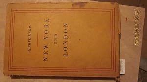 New York und London Stätten des Geschicks Zwanzig Kapitel nach dem Weltkrieg
