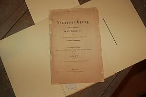 Der Venusdurchgang durch die Sonnenscheibe am 8/9 Dezember 1874