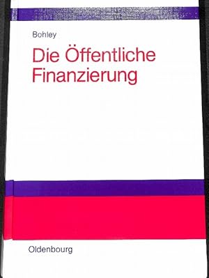 Die öffentliche Finanzierung ; Steuern, Gebühren und öffentliche Kreditaufnahme ; Einführung von ...