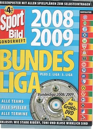 Bundesliga 2008/2009/ Sport Bild Sonderheft zum Beginn der Bundesliga-Saison 2008/2009 CDfehlt!!!