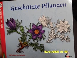 Geschützte Pflanzen Kurze Texte und detailgetreu Illustraionen zum Betrachten und Ausmalen heben ...