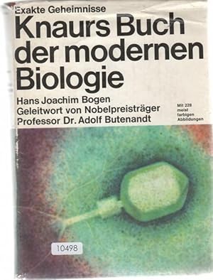 Knaurs Buch der modernen Biologie aus der Reihe Exakte Geheimnisse von Hans Joachim Bogen mit 150...