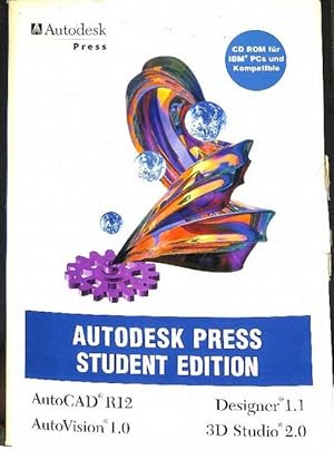 AUTODESK PRESS STUDENT EDITION + CD ROM für IBM PCs und Kompatible - AutoCAD R 12 Designer 1.1 - ...