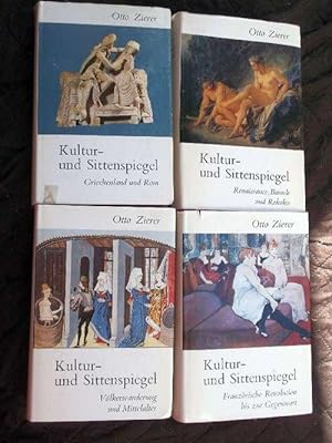 Kultur- und Sittenspiegel, 4 bändige Ausgabe Bad 1-4 ,Griechenland und Rom ,Völkerwanderung und M...
