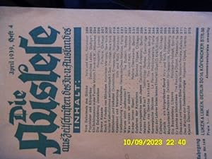 Die Auslese aus Zeitschriften des In und Auslandes April 1939 Heft 4