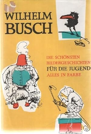 Wilhelm Busch ein Album Sammlung lustiger Bildergeschichten für die Jugend alles in Farbe mit Tex...