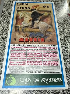 PLAZA DE TOROS MADRID LAS VENTAS - Feria de Otoño - Días 29, 30 de Septiembre y 1, 2, 3 y 12 de O...