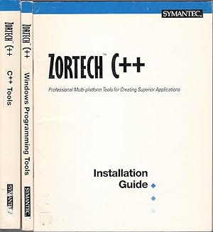Bild des Verkufers fr Zortech C++ Compiler V3.0 : C++ Tools, Windows Programming Tools, Numerics Programming Guide, Installation Guide. 4 items / Teile. zum Verkauf von Antiquariat Carl Wegner
