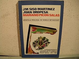 Imagen del vendedor de Correspondencia Cruzada Entre Rmulo Betancourt y Mariano Picn Salas 1931-1965 a la venta por Vrtigo Libros