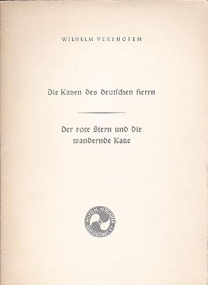 Imagen del vendedor de Die Katzen des deutschen Herrn, Der rote Stern und die wandernde Kiste a la venta por Versandantiquariat Karin Dykes