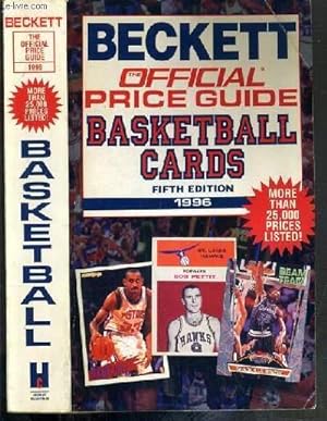 Seller image for THE OFFICIAL 1996 PRICE GUIDE TO BASKETBALL CARDS - 5me EDITION - TEXTE EXCLUSIVEMENT EN ANGLAIS for sale by Le-Livre