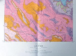 Geological Survey Map in Colour. Map 884a Alexo Alberta West of Fifth Meridian (Fold-Out)