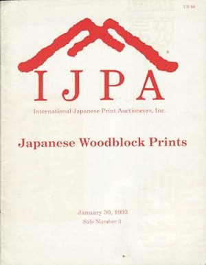 IJPA Japanese Woodblock Prints. January 30, 1993. Sale Number 3.