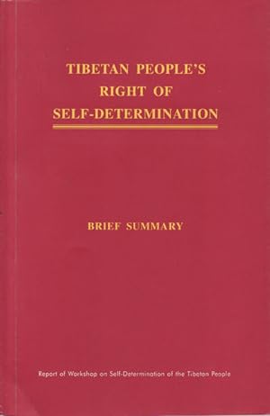 Seller image for Tibetan People's Right of Self-Determination. for sale by Asia Bookroom ANZAAB/ILAB